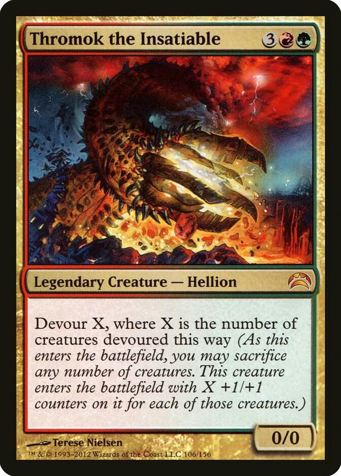 Thromok the Insatiable 106 card from Planechase 2012