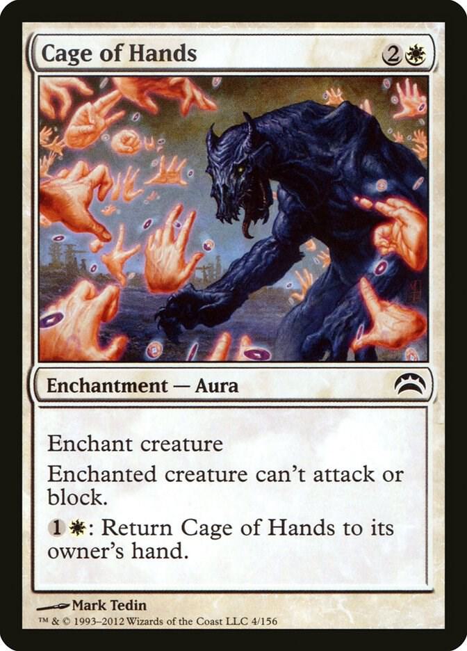 Cage of Hands 4 card from Planechase 2012