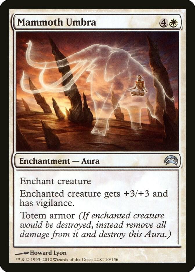 Mammoth Umbra 10 card from Planechase 2012