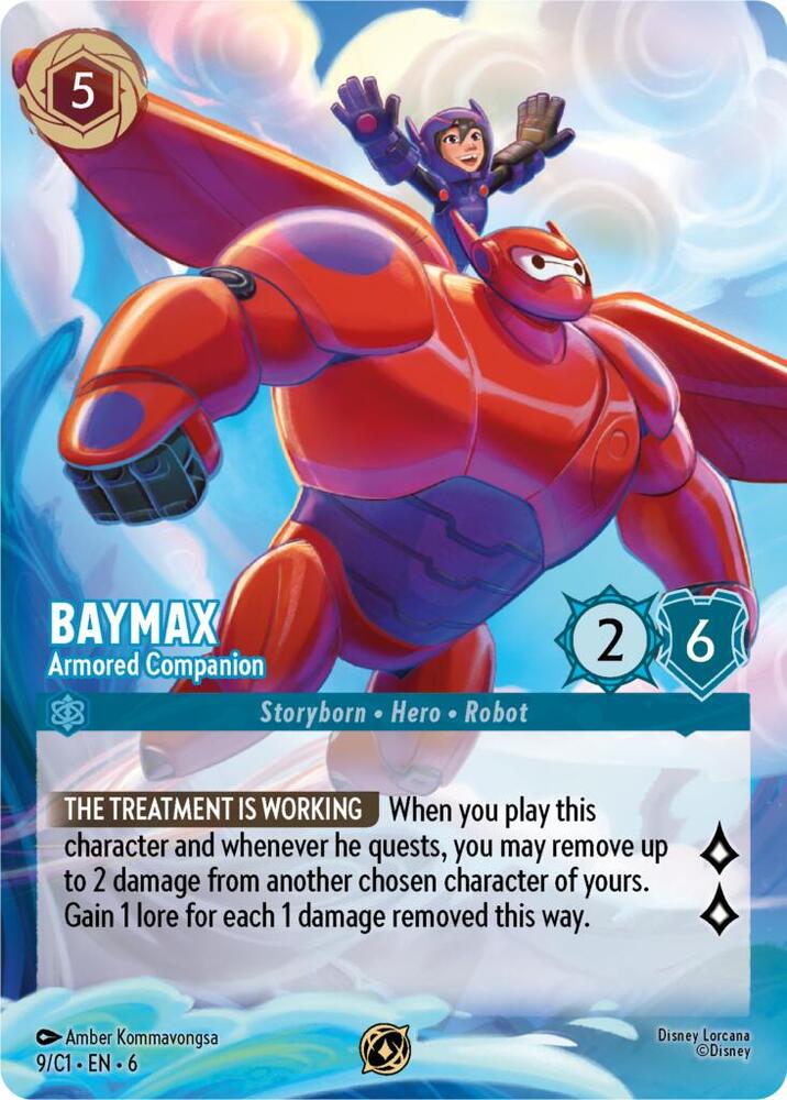 Baymax - Armored Companion 9 card from Disney Lorcana Promo Cards