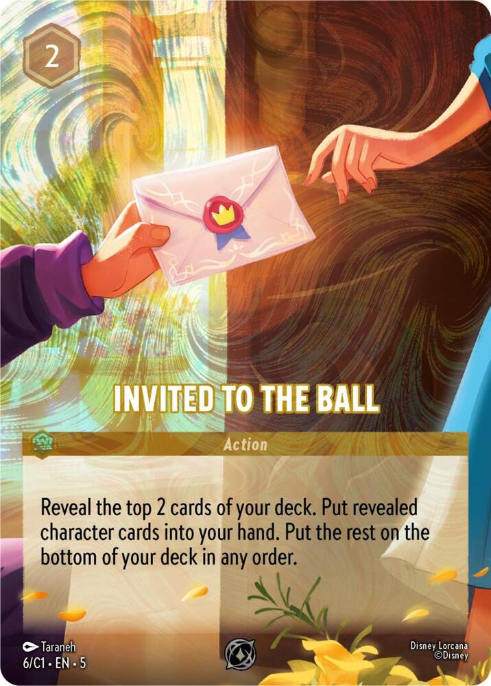 Invited to the Ball 6 card from Disney Lorcana Promo Cards