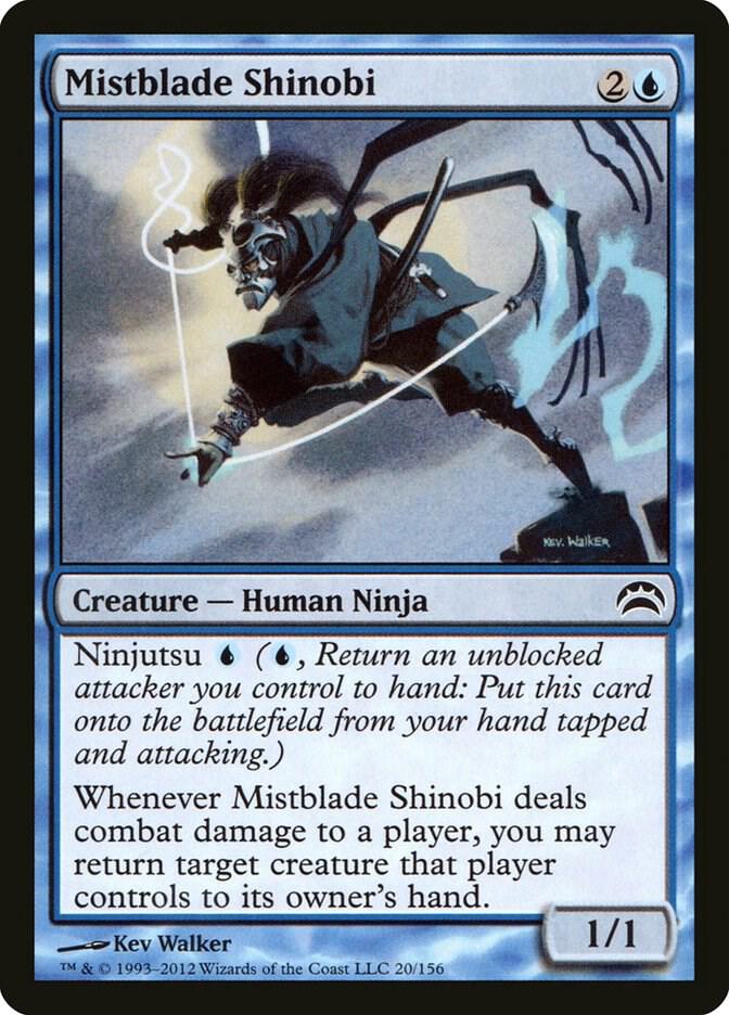 Mistblade Shinobi 20 card from Planechase 2012