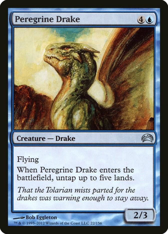 Peregrine Drake 22 card from Planechase 2012