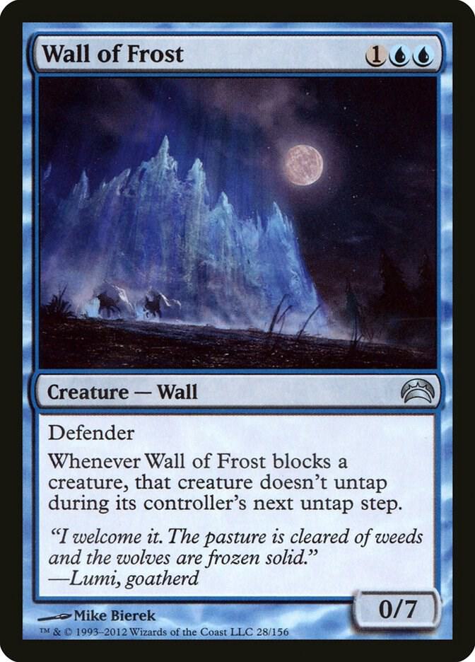 Wall of Frost 28 card from Planechase 2012