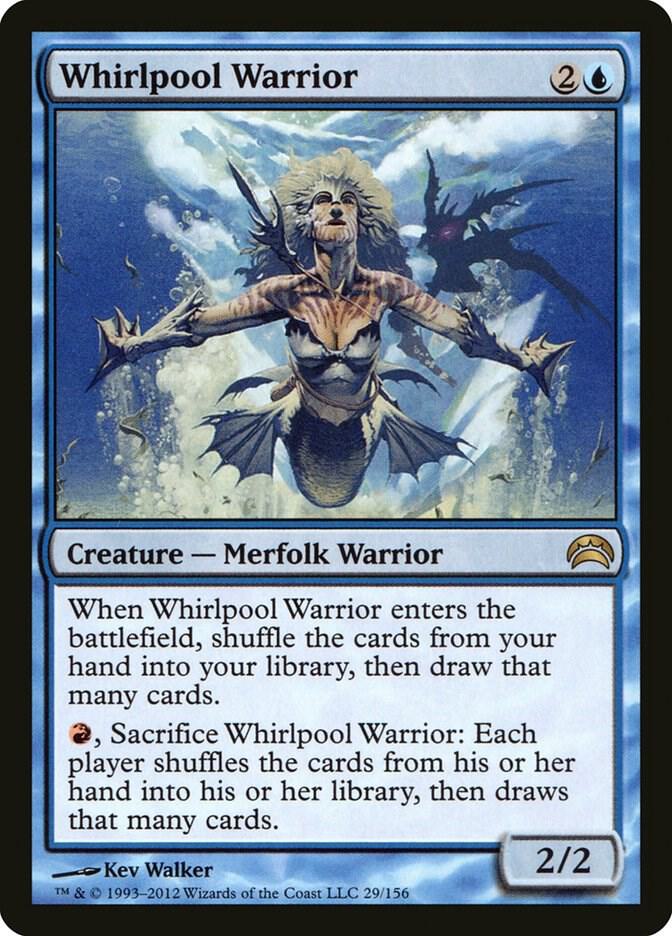 Whirlpool Warrior 29 card from Planechase 2012