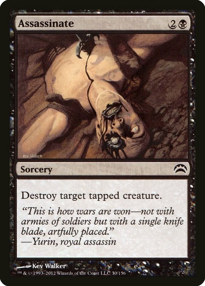 Assassinate 30 card from Planechase 2012