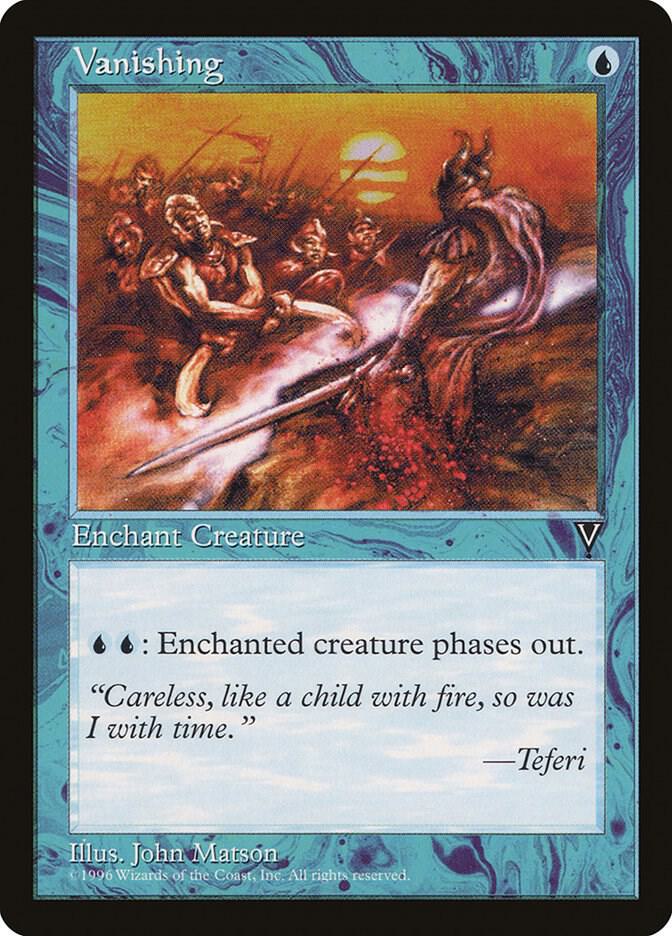 Vanishing card from Visions
