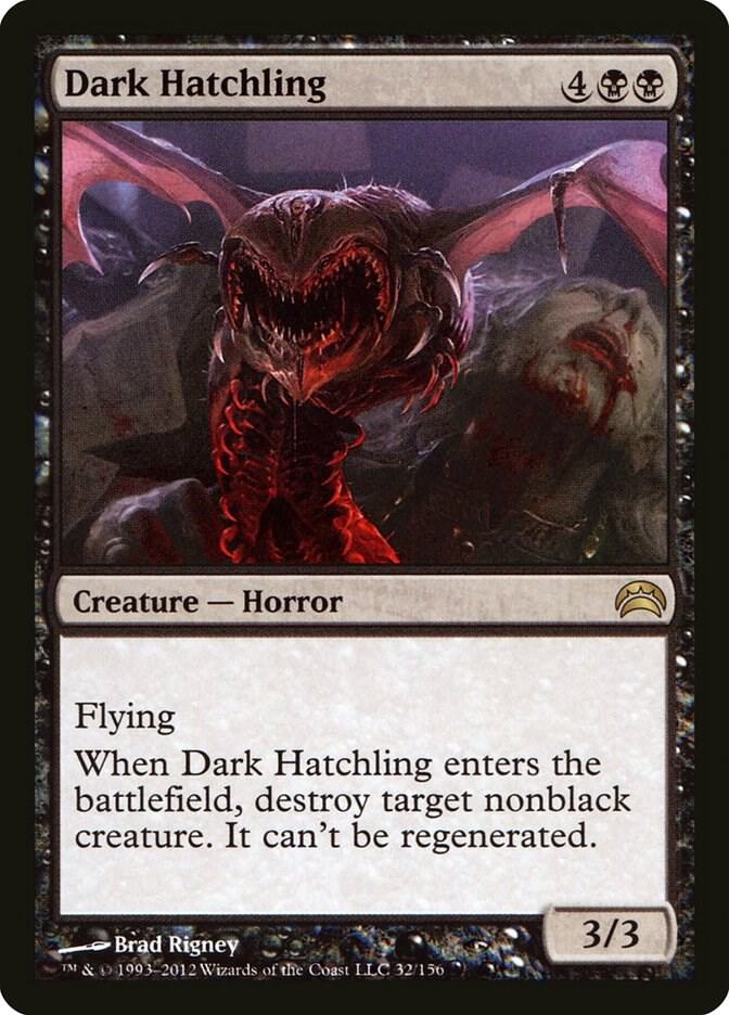 Dark Hatchling 32 card from Planechase 2012