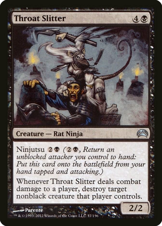 Throat Slitter 37 card from Planechase 2012