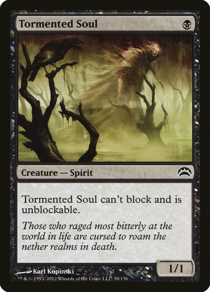 Tormented Soul 38 card from Planechase 2012