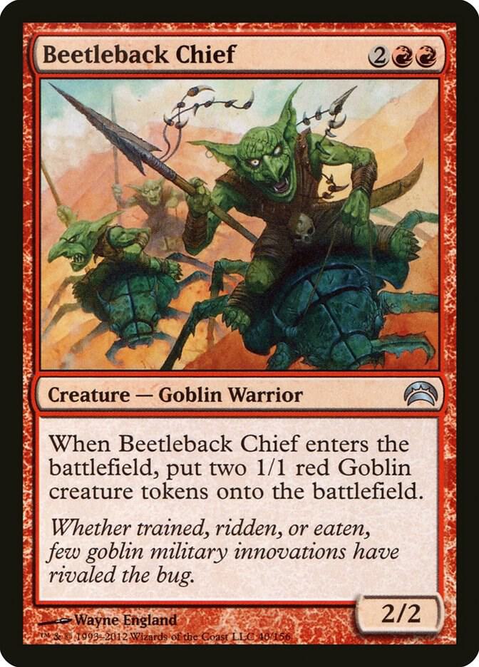 Beetleback Chief 40 card from Planechase 2012