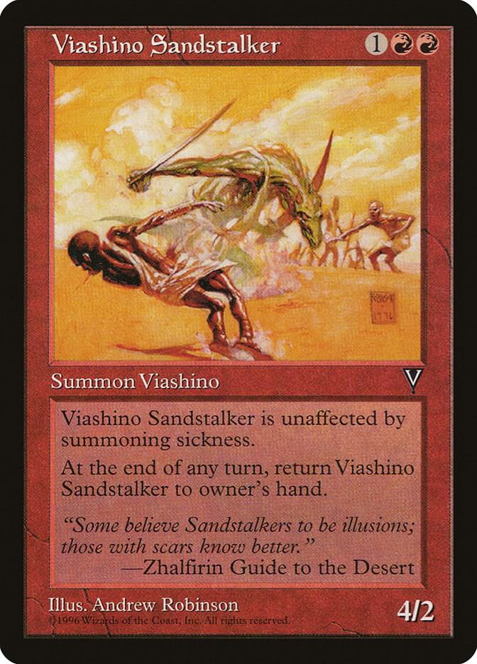 Viashino Sandstalker card from Visions