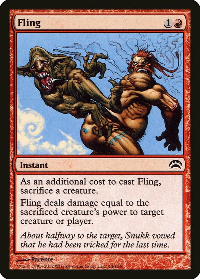 Fling 44 card from Planechase 2012