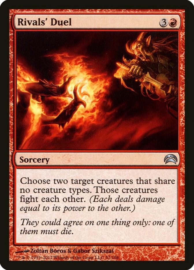 Rivals' Duel 51 card from Planechase 2012