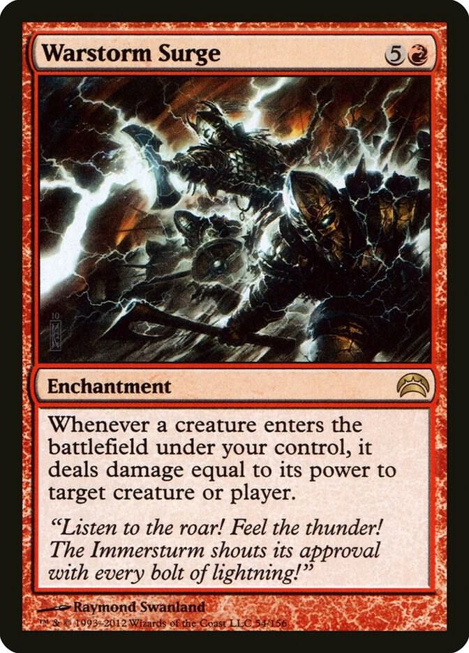 Warstorm Surge 54 card from Planechase 2012