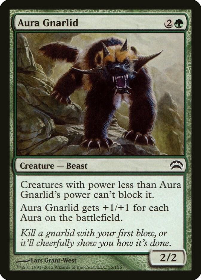Aura Gnarlid 55 card from Planechase 2012