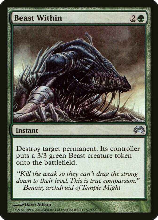Beast Within 57 card from Planechase 2012
