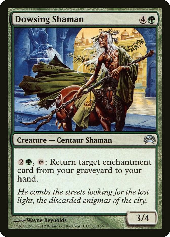Dowsing Shaman 63 card from Planechase 2012