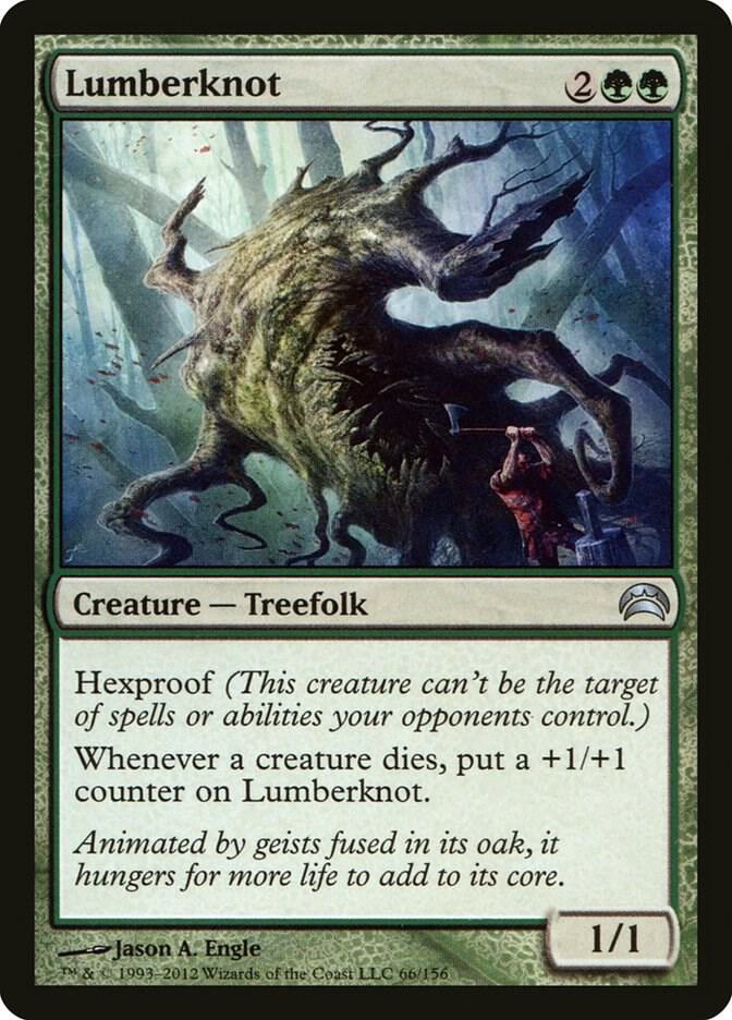 Lumberknot 66 card from Planechase 2012