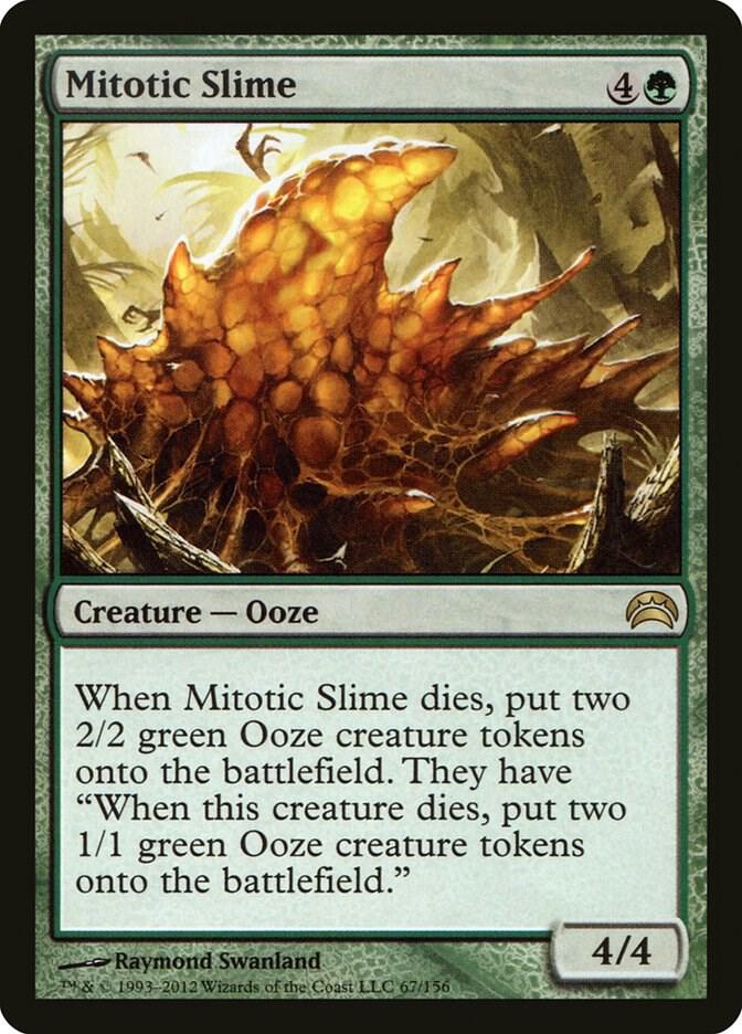 Mitotic Slime 67 card from Planechase 2012