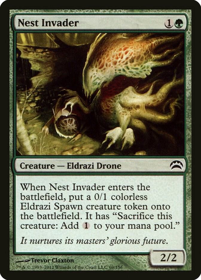 Nest Invader 69 card from Planechase 2012
