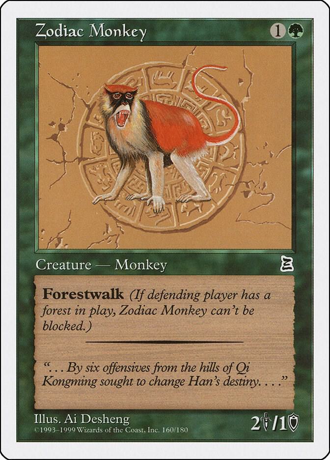 Zodiac Monkey 160 card from Portal Three Kingdoms