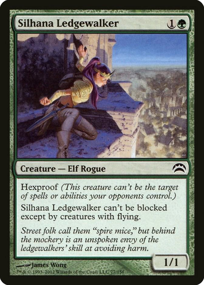 Silhana Ledgewalker 77 card from Planechase 2012