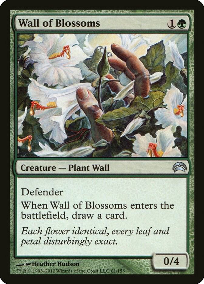 Wall of Blossoms 81 card from Planechase 2012