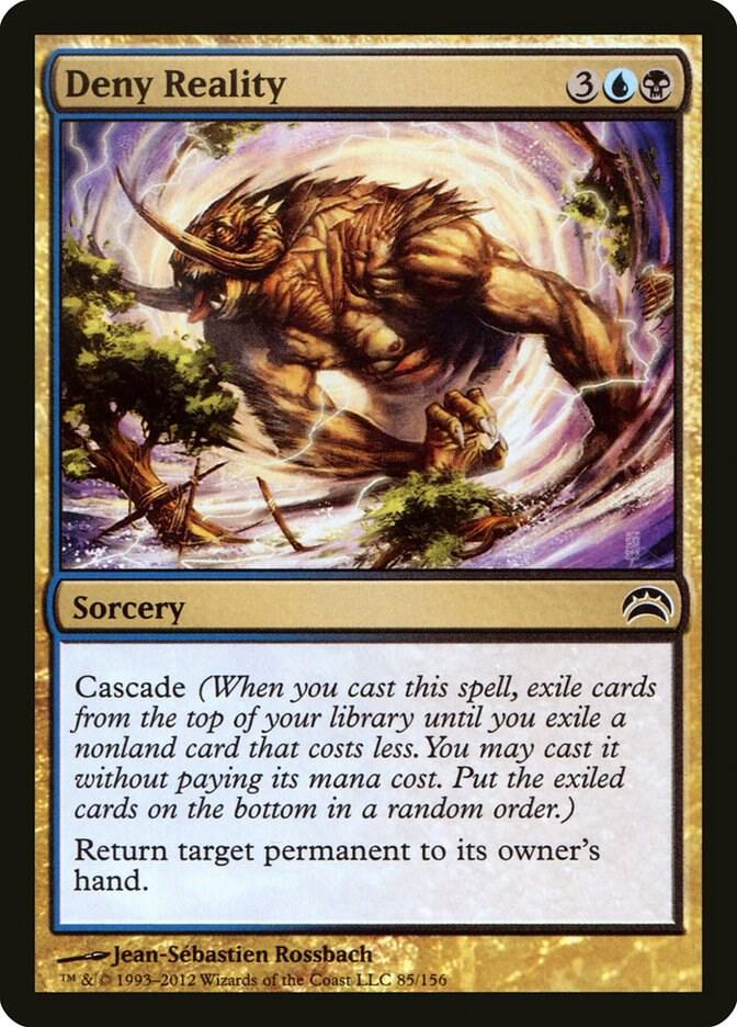 Deny Reality 85 card from Planechase 2012