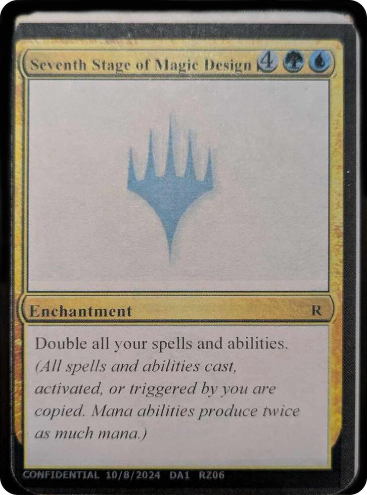 Seventh Stage of Magic Design card from Un-Known Event Playtest Cards