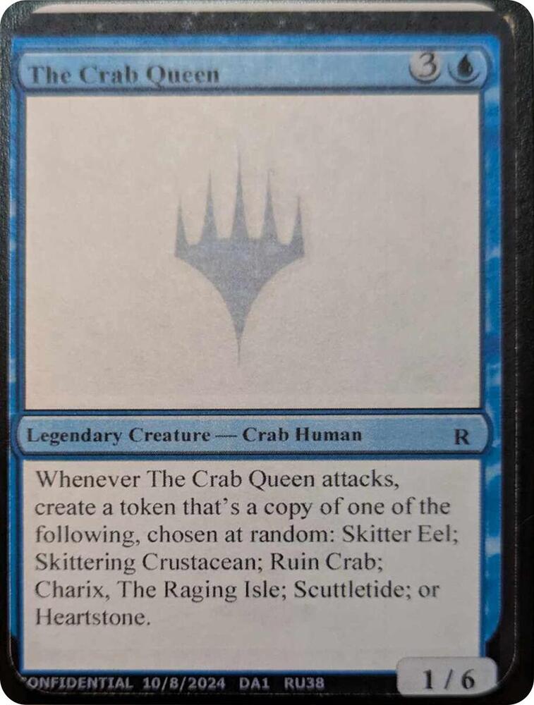 The Crab Queen card from Un-Known Event Playtest Cards