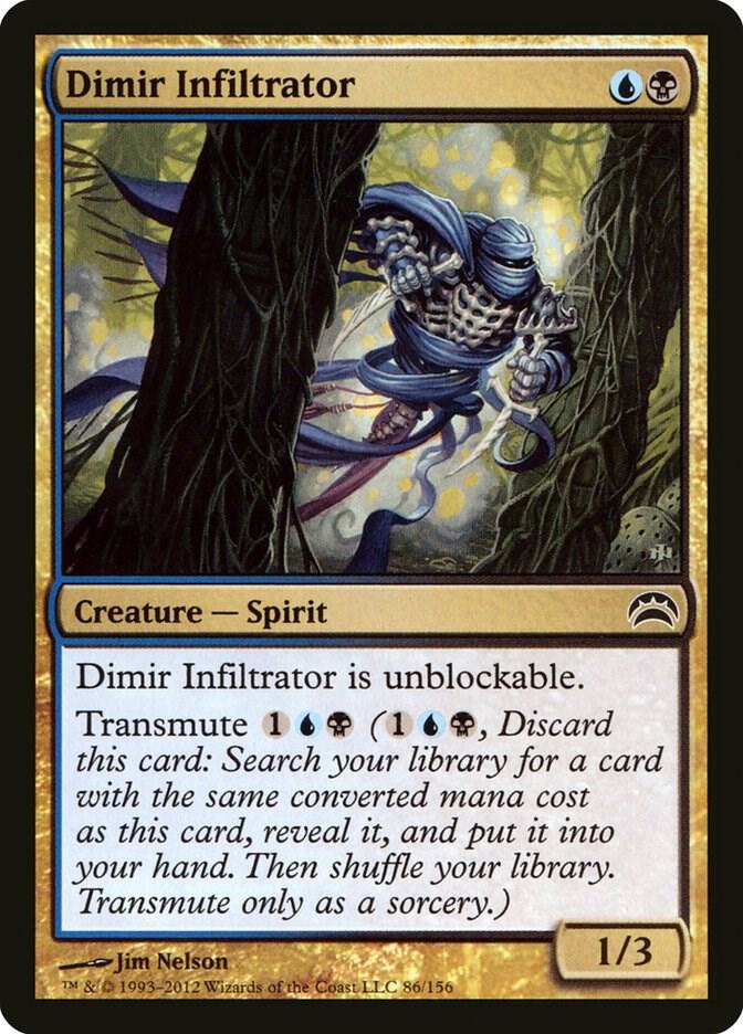 Dimir Infiltrator 86 card from Planechase 2012