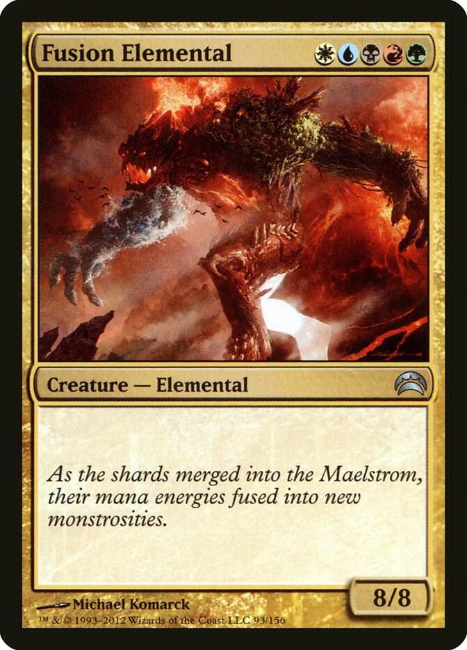 Fusion Elemental 93 card from Planechase 2012
