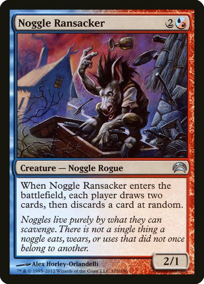 Noggle Ransacker 102 card from Planechase 2012