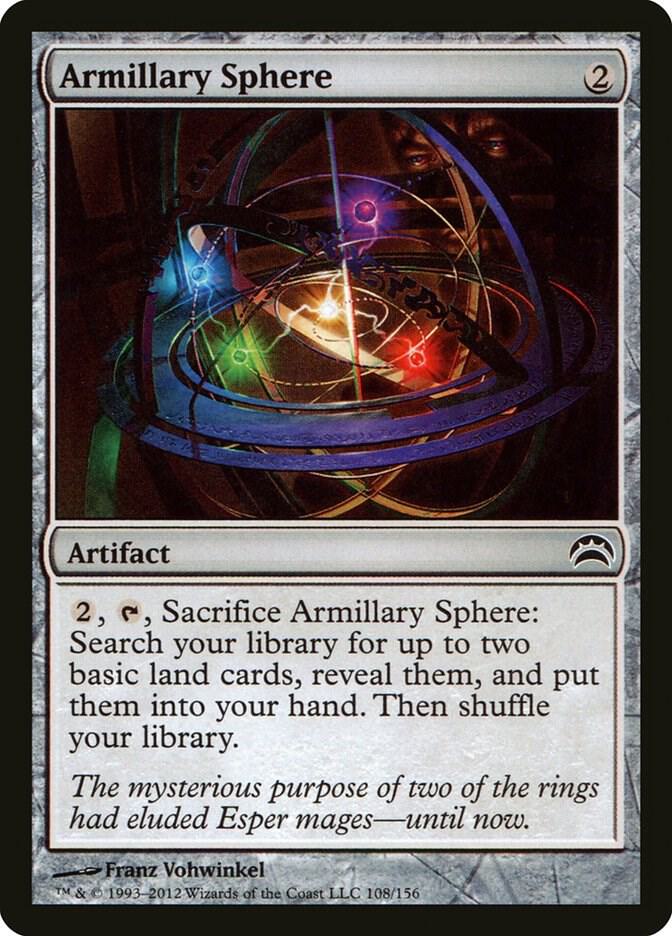 Armillary Sphere 108 card from Planechase 2012