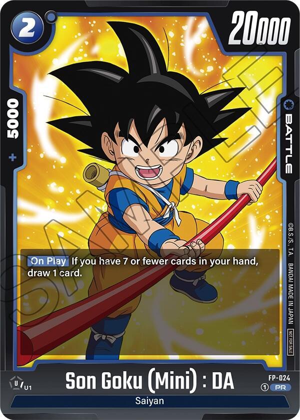 Son Goku (Mini) : DA FP-024 card from Fusion World Promotion Cards and Packs