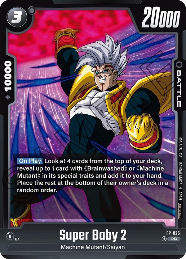 Super Baby 2 FP-026 card from Fusion World Promotion Cards and Packs