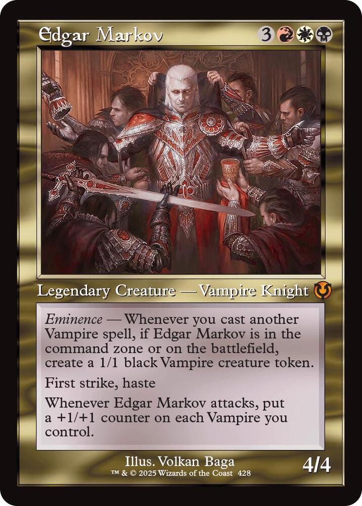 Edgar Markov (Retro Frame) 428 card from Innistrad Remastered