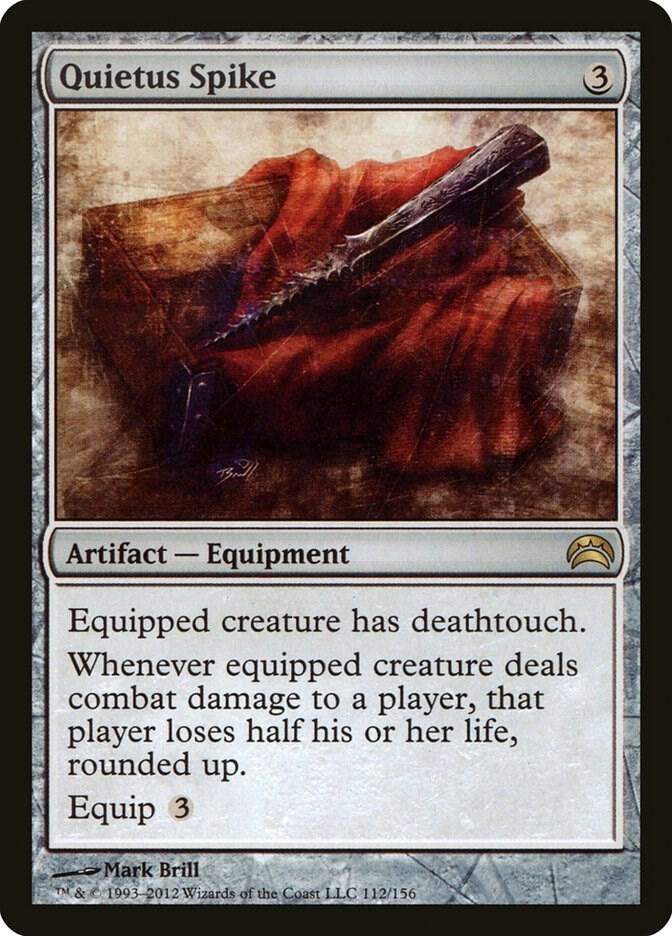Quietus Spike 112 card from Planechase 2012
