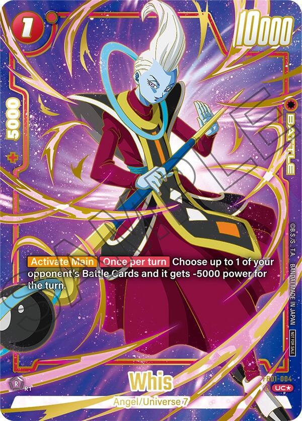 Whis (Championship Pack 03 Finalist) FB01-004 card from Tournament and Championship Promos