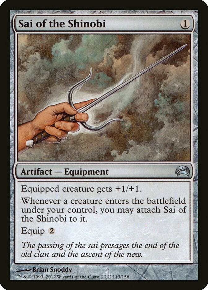 Sai of the Shinobi 113 card from Planechase 2012