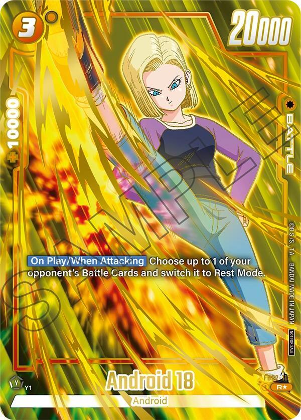 Android 18 (Championship Pack 03 Finalist) FB02-116 card from Tournament and Championship Promos