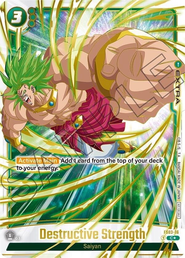 Destructive Strength (Championship Pack 03 Finalist) FS03-16 card from Tournament and Championship Promos