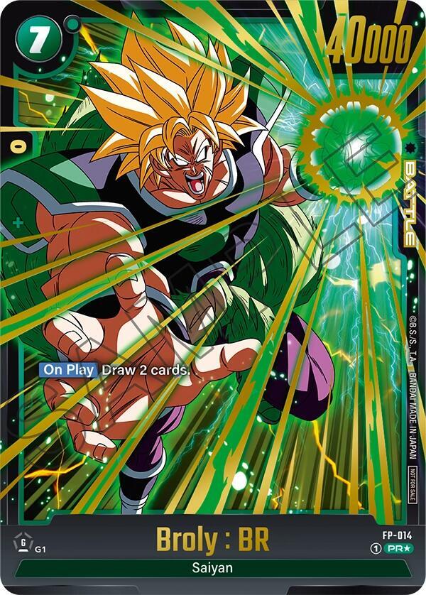 Broly : BR (Selection Pack 01) FP-014 card from Tournament and Championship Promos