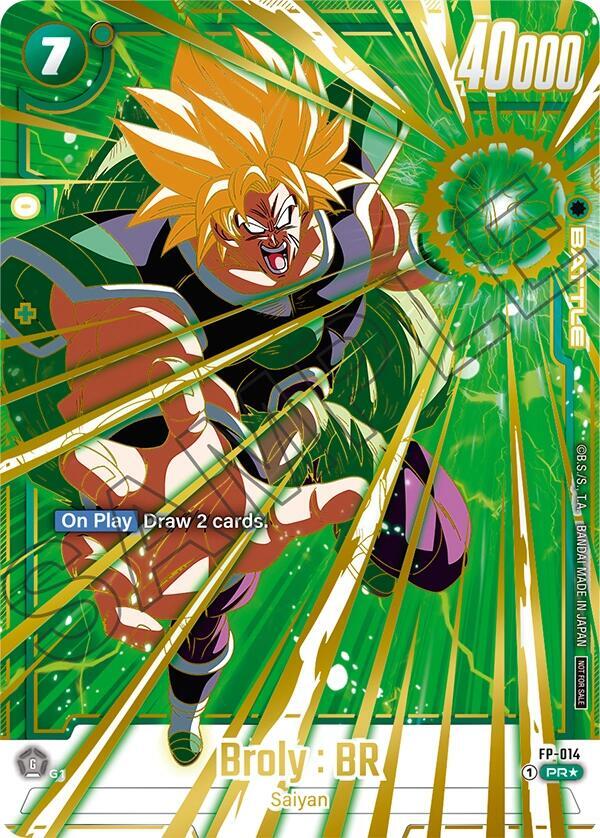 Broly : BR (Selection Pack 01 Finalist) FP-014 card from Tournament and Championship Promos