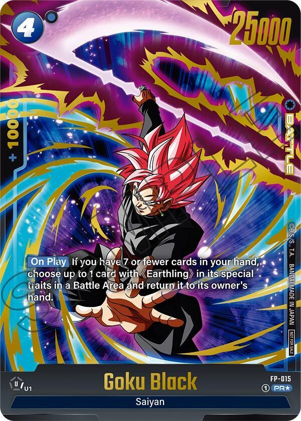 Goku Black (Selection Pack 01) FP-015 card from Tournament and Championship Promos