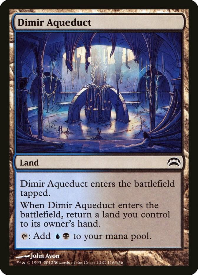 Dimir Aqueduct 116 card from Planechase 2012