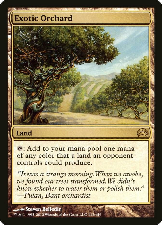 Exotic Orchard 117 card from Planechase 2012