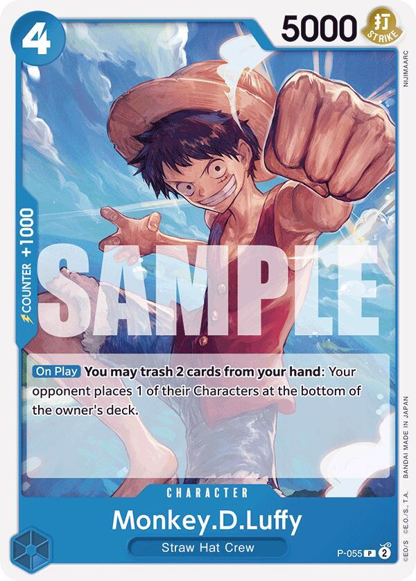 Monkey.D.Luffy (Reprint) P-055 card from Premium Booster -The Best-