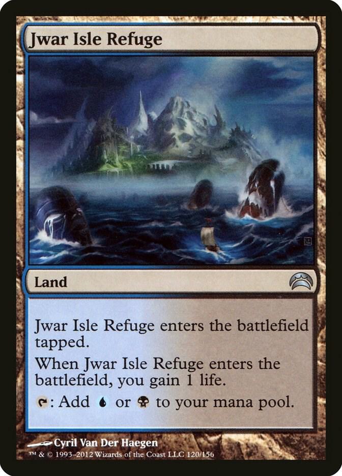 Jwar Isle Refuge 120 card from Planechase 2012
